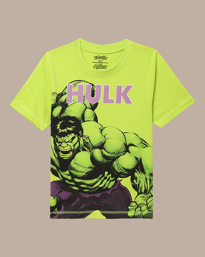 Hulk Regular Fit Tshirt For Boys