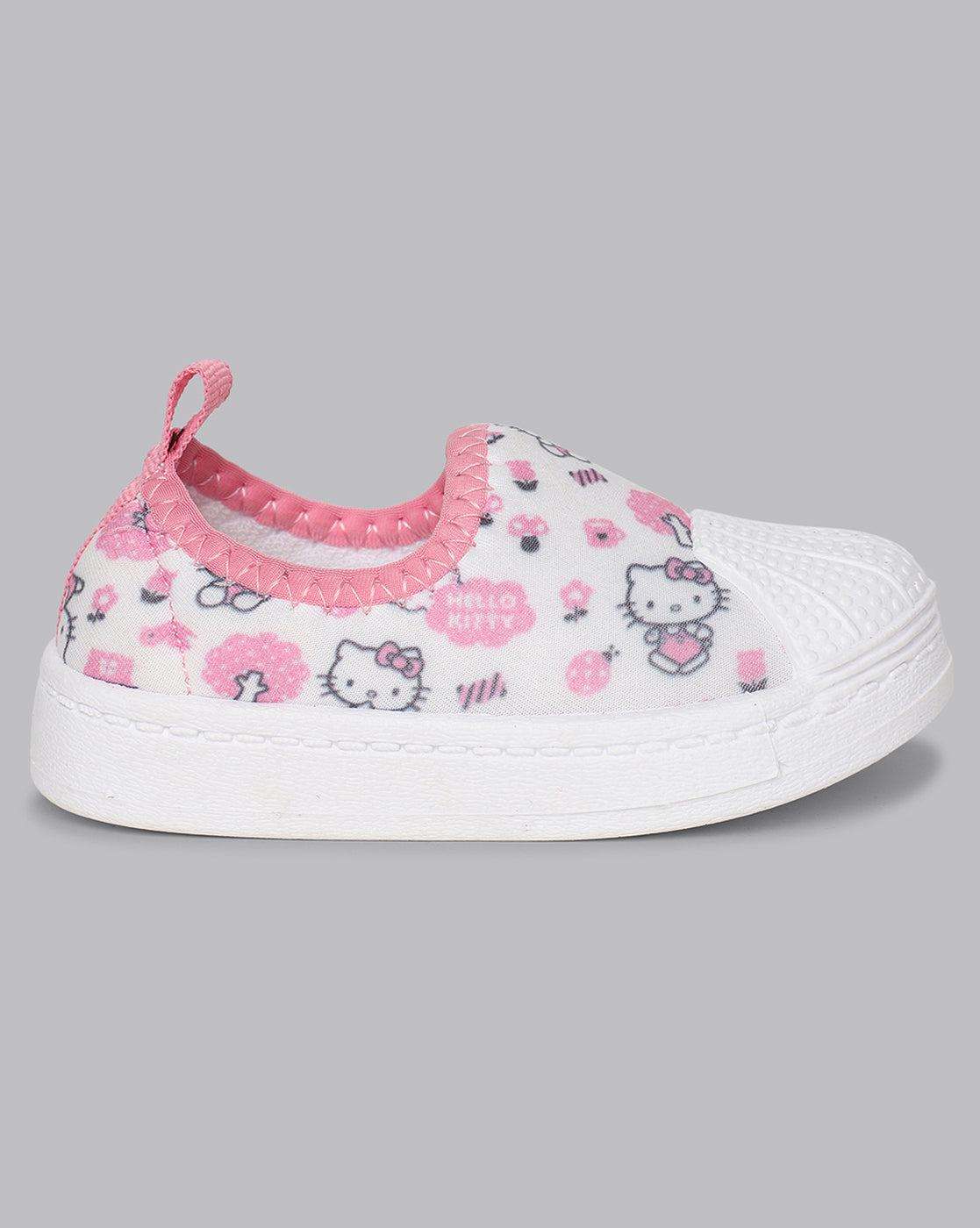 Kids Girls Hello Kitty Printed Pink Shoes