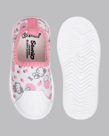 Kids Girls Hello Kitty Printed Pink Shoes