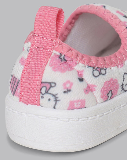 Kids Girls Hello Kitty Printed Pink Shoes