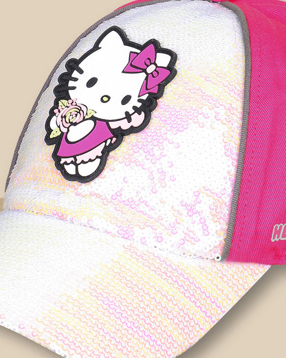 Kids Girls Hello Kitty Printed Multi Caps