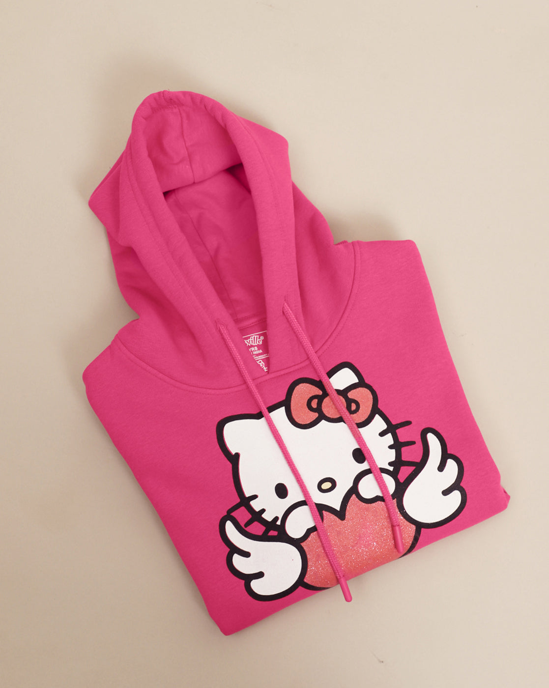 Hello Kitty Printed Oversized Fit Hoodie For Girls