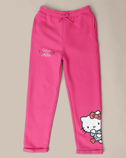 Hello Kitty Printed Regular Fit Jogger For Girls