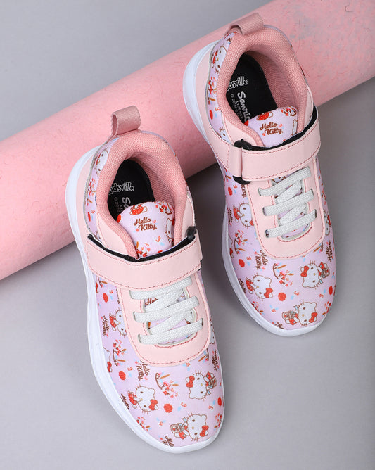 Hello Kitty Printed Sport Shoes For Kids Girls