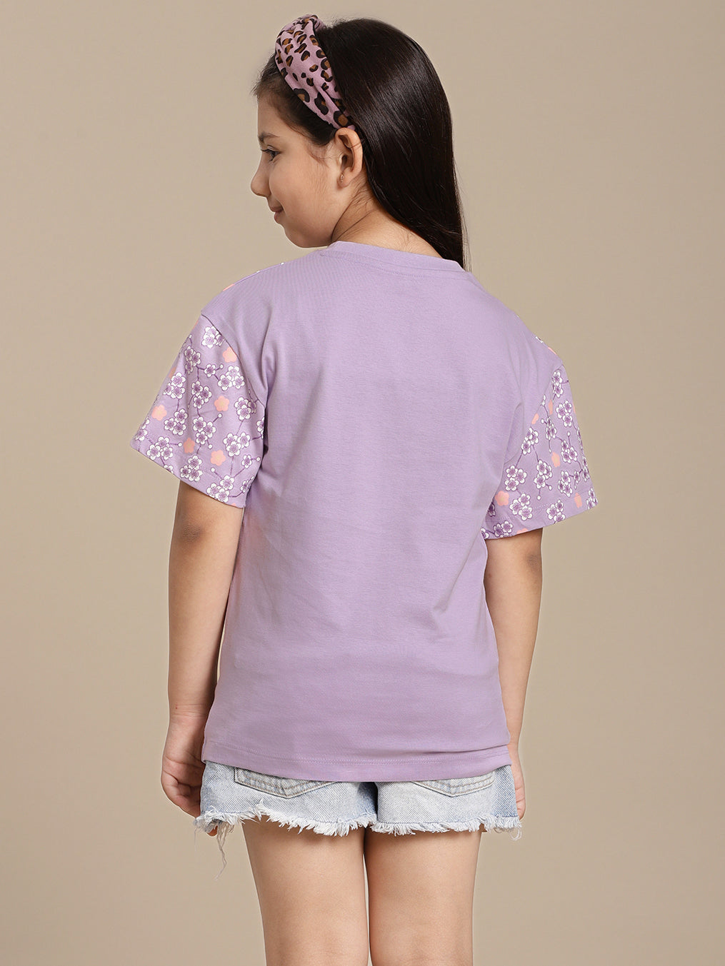 Hello Kitty Printed Relaxed Fit Tshirt For Girls