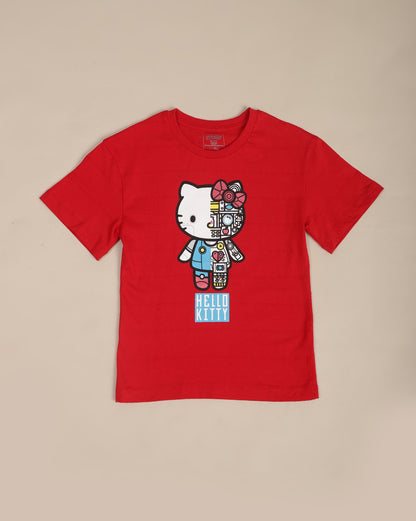 Hello Kitty Printed Relaxed Fit Tshirt For Girls