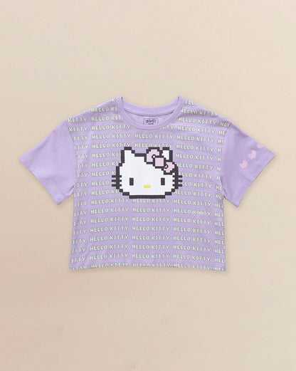 Hello Kitty Printed Relaxed Fit Tshirt For Girls