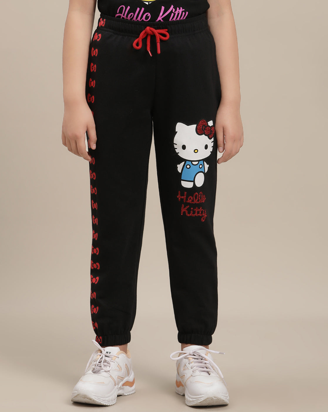 Hello Kitty Regular Fit Jogger For Girls