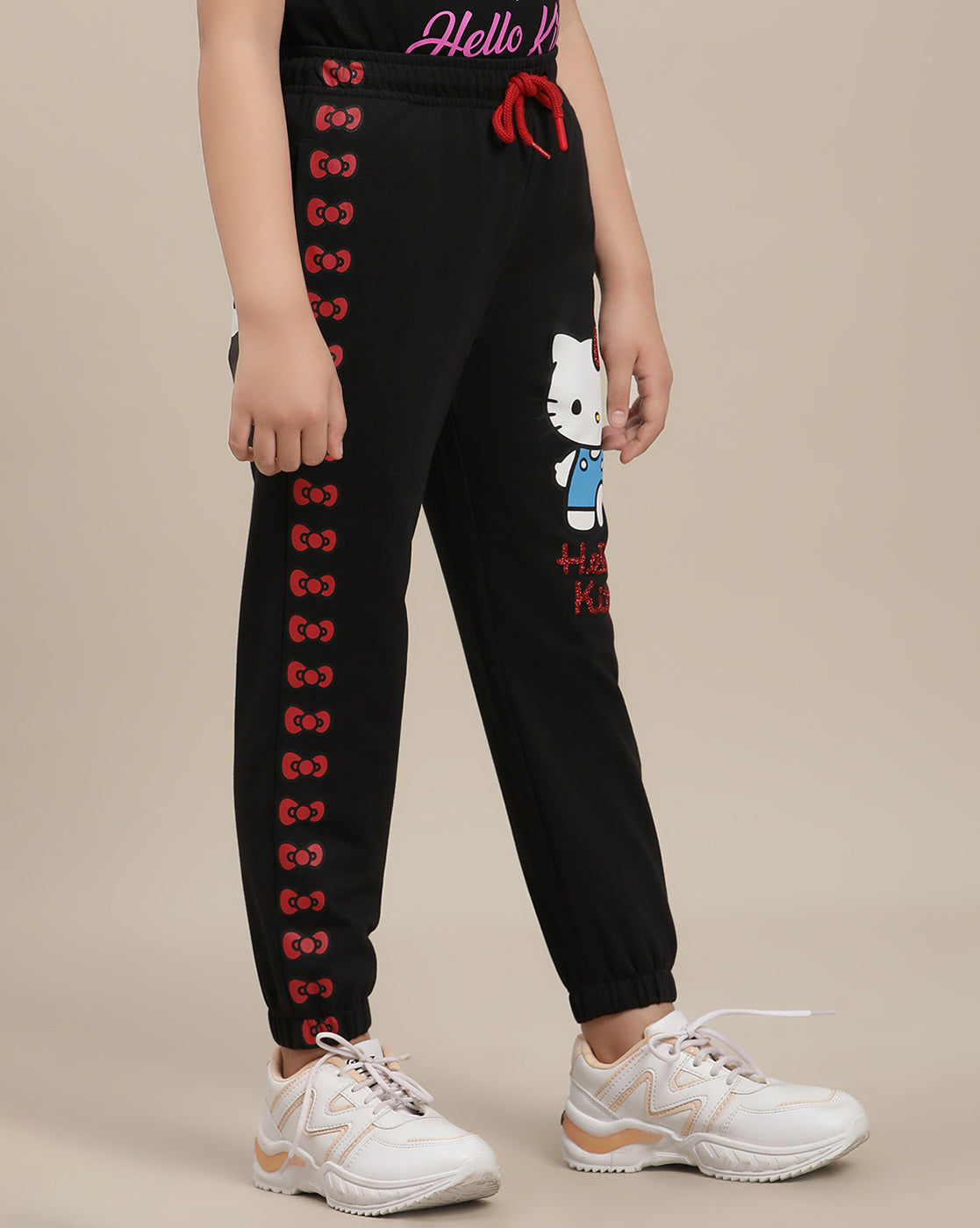 Hello Kitty Regular Fit Jogger For Girls