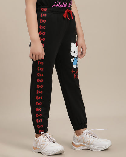 Hello Kitty Regular Fit Jogger For Girls