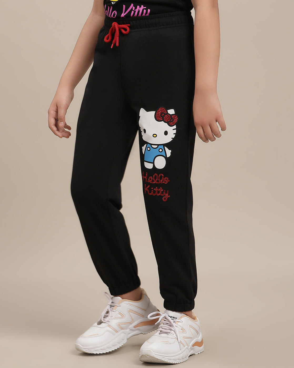 Hello Kitty Regular Fit Jogger For Girls