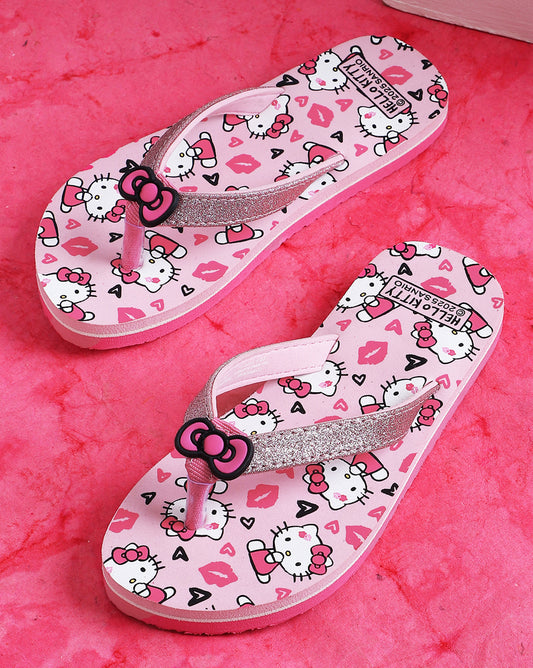 Hello Kitty Printed Flip-Flop For Kids Girls