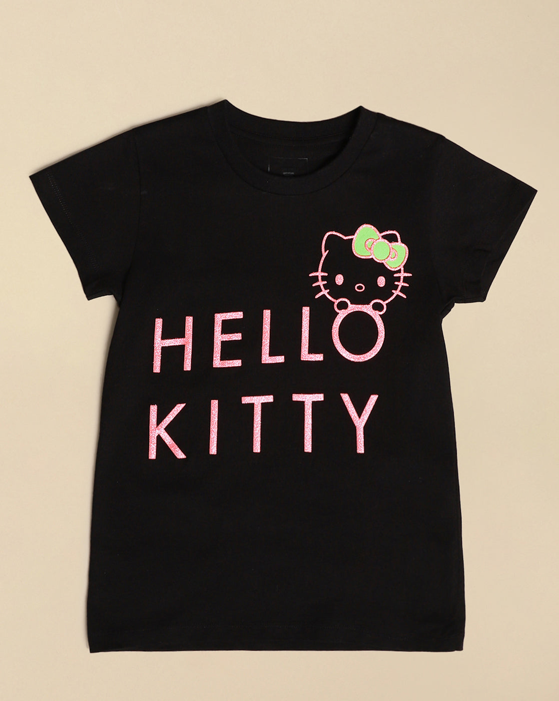 Hello Kitty Printed Regular Fit Tshirt For Girls