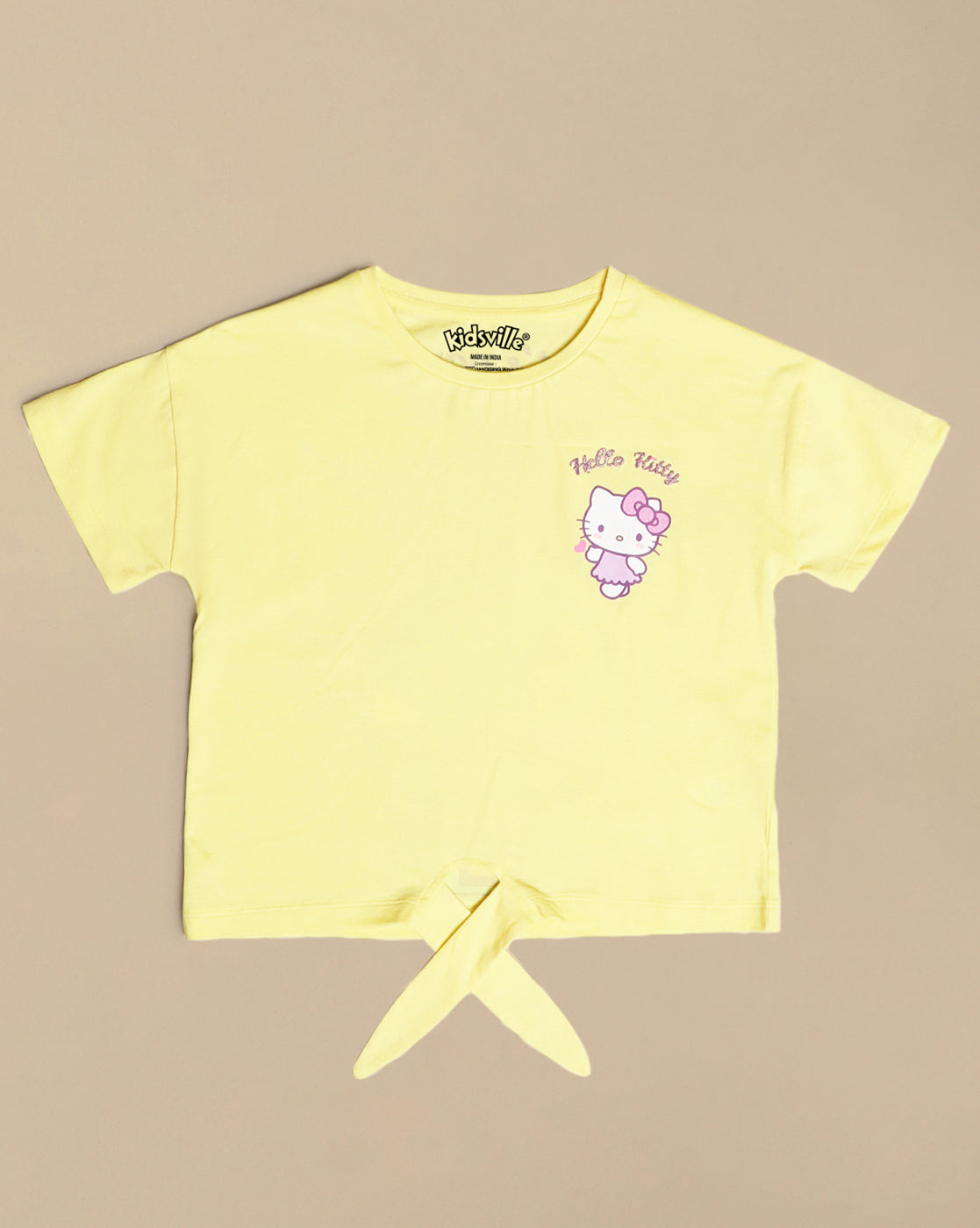 Hello Kitty Printed oversized Fit Tshirt For Girls