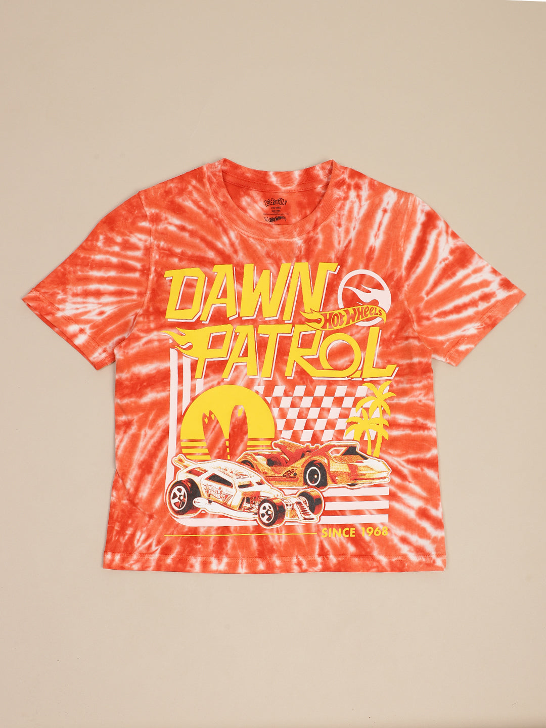 Hot Wheels Printed Regular Fit Tshirt For Boys