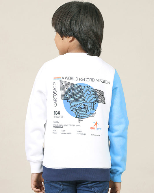 Isro Printed Regular Fit Sweatshirt For Boys