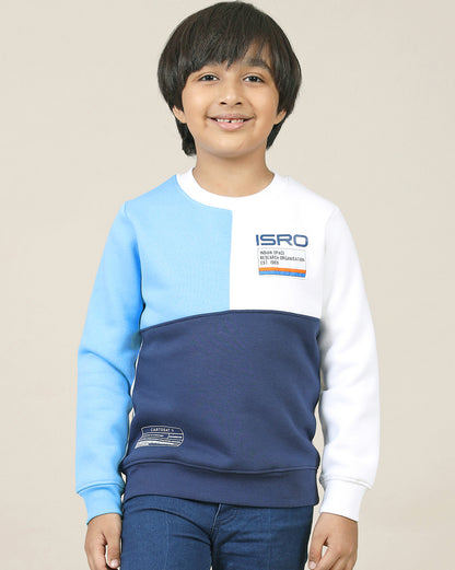 Isro Printed Regular Fit Sweatshirt For Boys