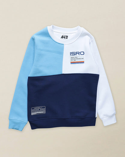 Isro Printed Regular Fit Sweatshirt For Boys