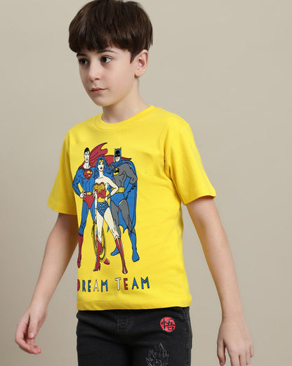 Justice League Regular Fit Tshirt For Boys