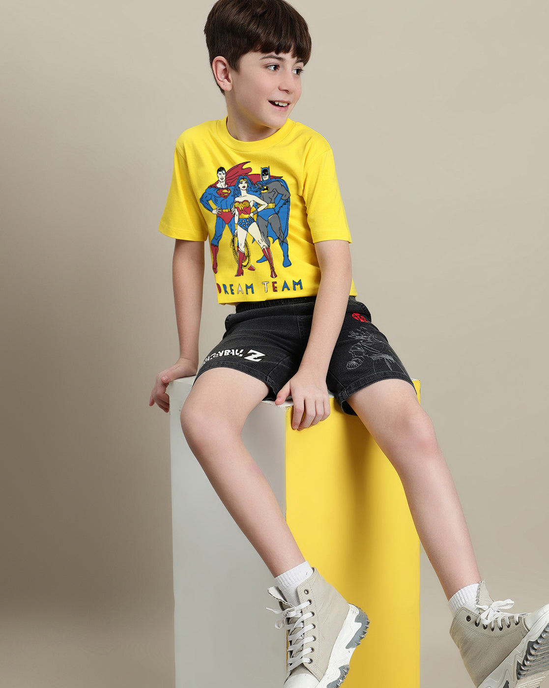 Justice League Regular Fit Tshirt For Boys