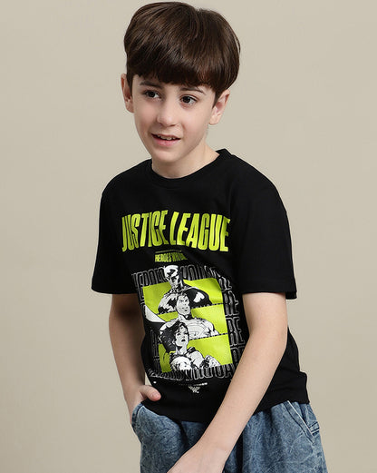 Justice League Regular Fit Tshirt For Boys