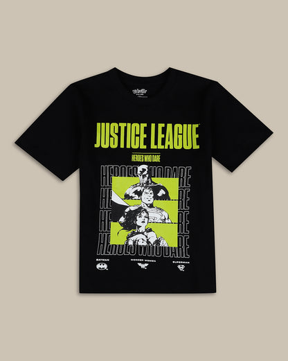 Justice League Regular Fit Tshirt For Boys