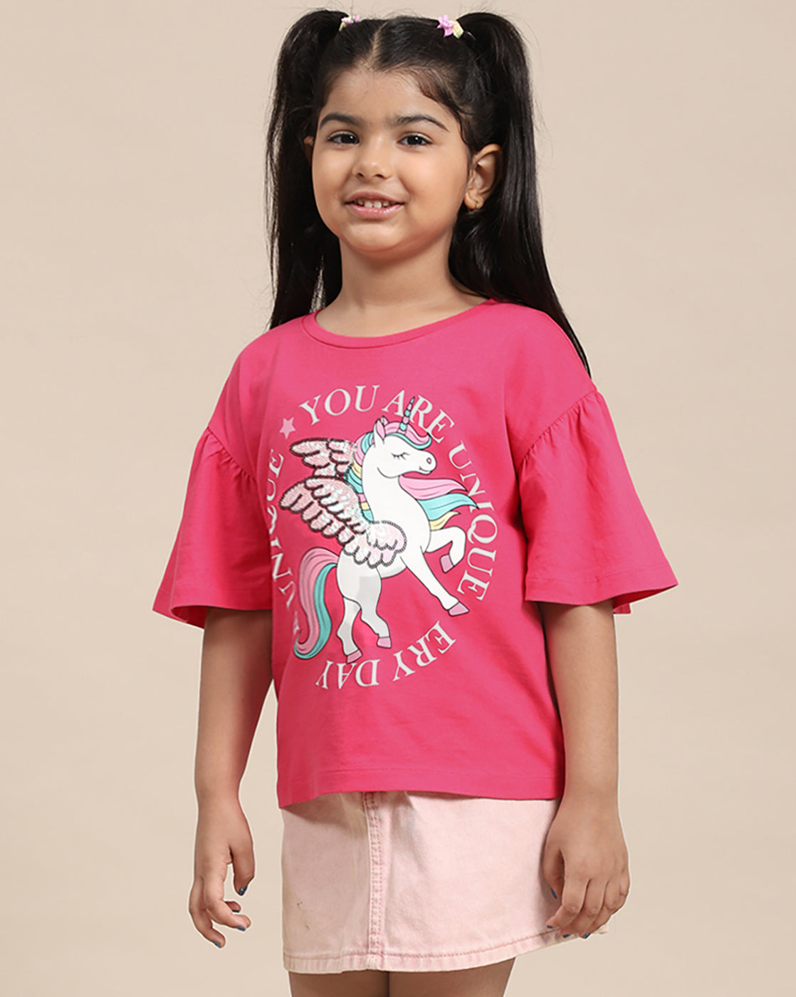 Unicorn Printed Tshirt For Girls