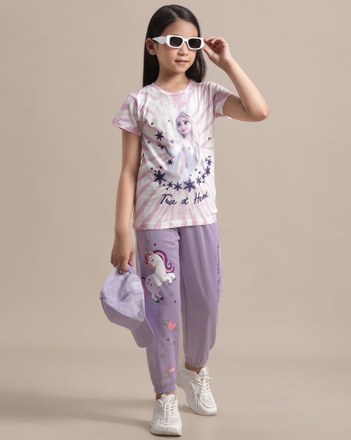 Unicorn Regular Fit Jogger For Girls