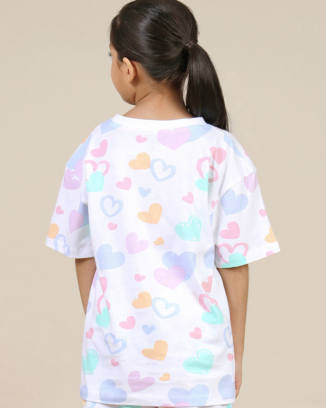 Unicorn Printed Relaxed Fit Tshirt For Girls