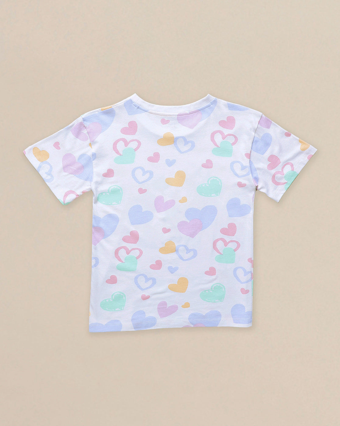 Unicorn Printed Relaxed Fit Tshirt For Girls