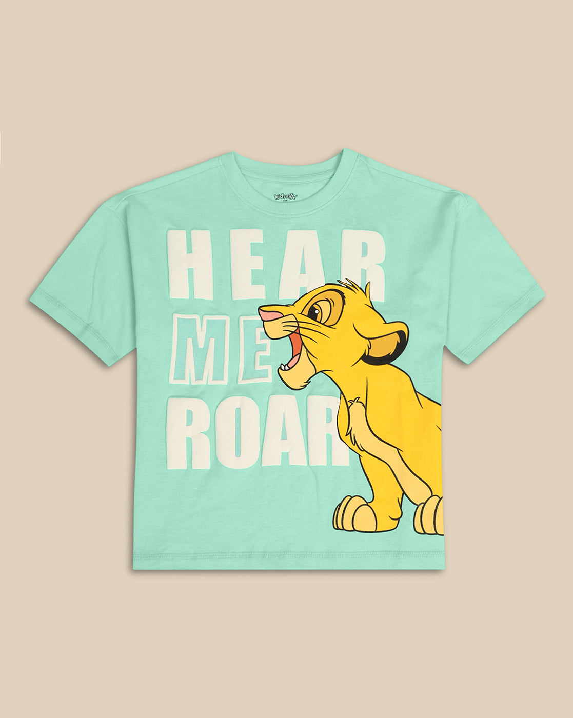 Lion King Printed Oversize Tshirt For Boys