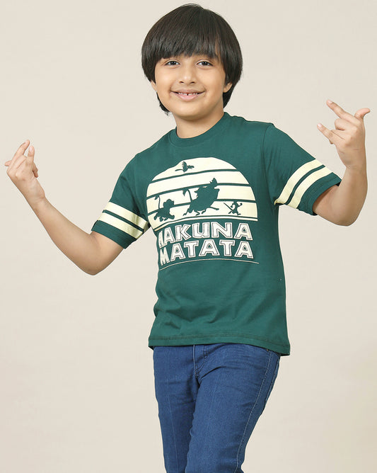 Lion King Printed Regular Fit Tshirt For Boys