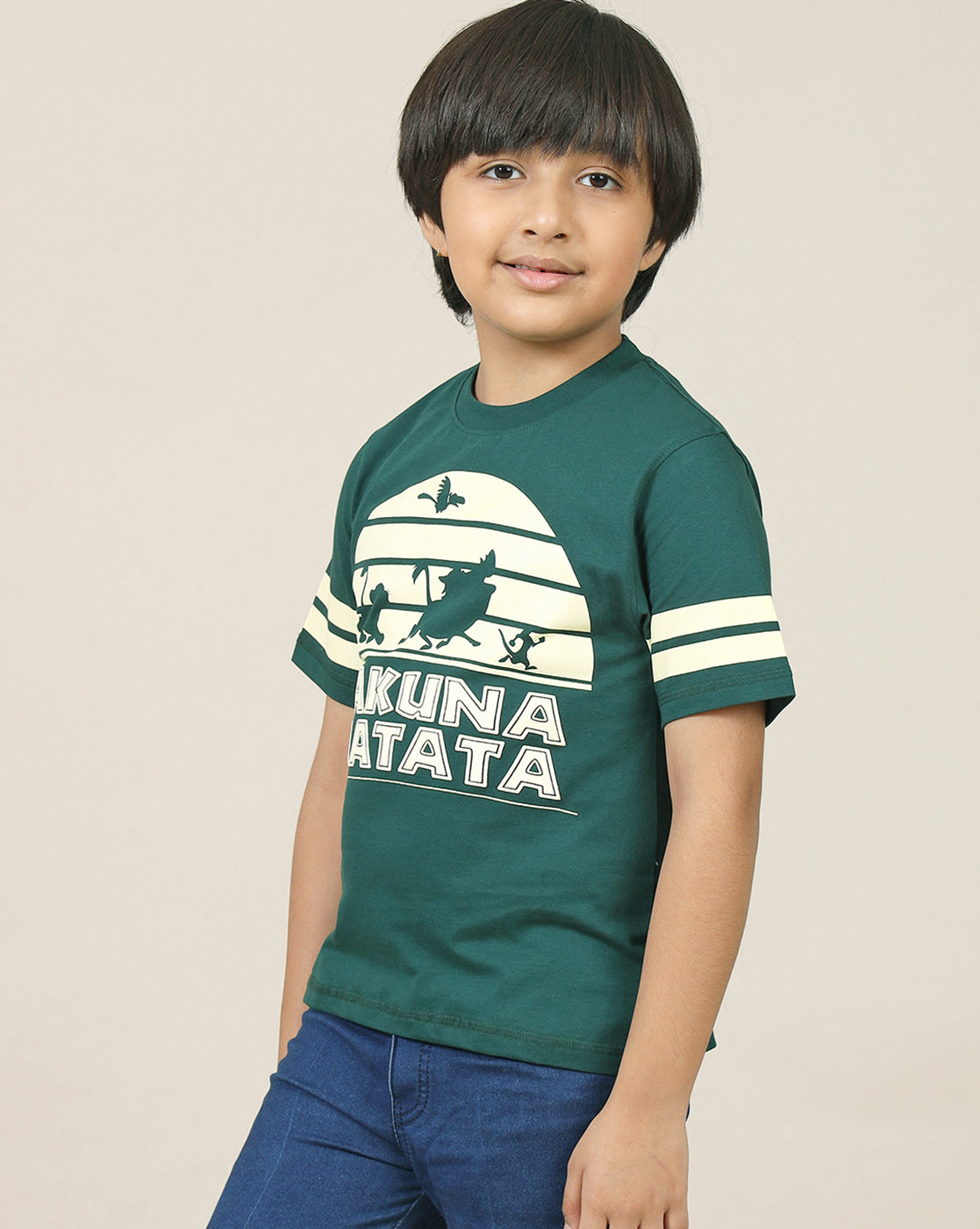 Lion King Printed Regular Fit Tshirt For Boys