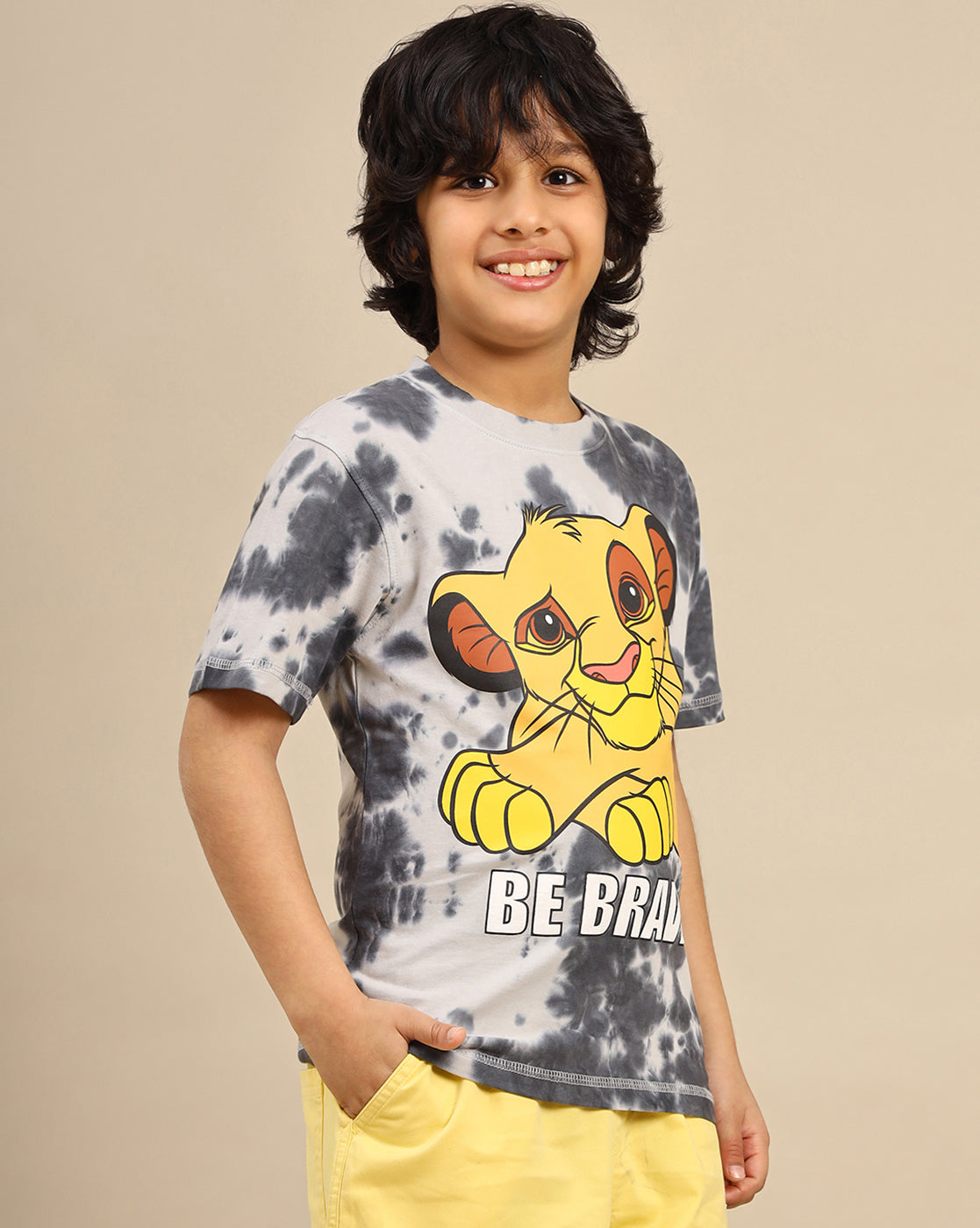 Lion King Printed Regular Fit Tshirt For Boys