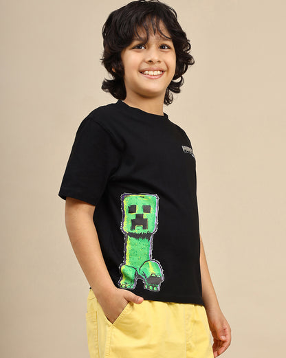 Minecraft Regular Fit Tshirt For Kids Boys