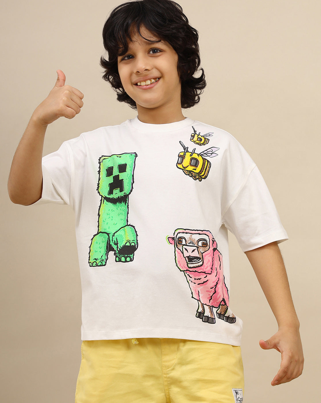 Minecraft Oversized Tshirt For Kids Boys