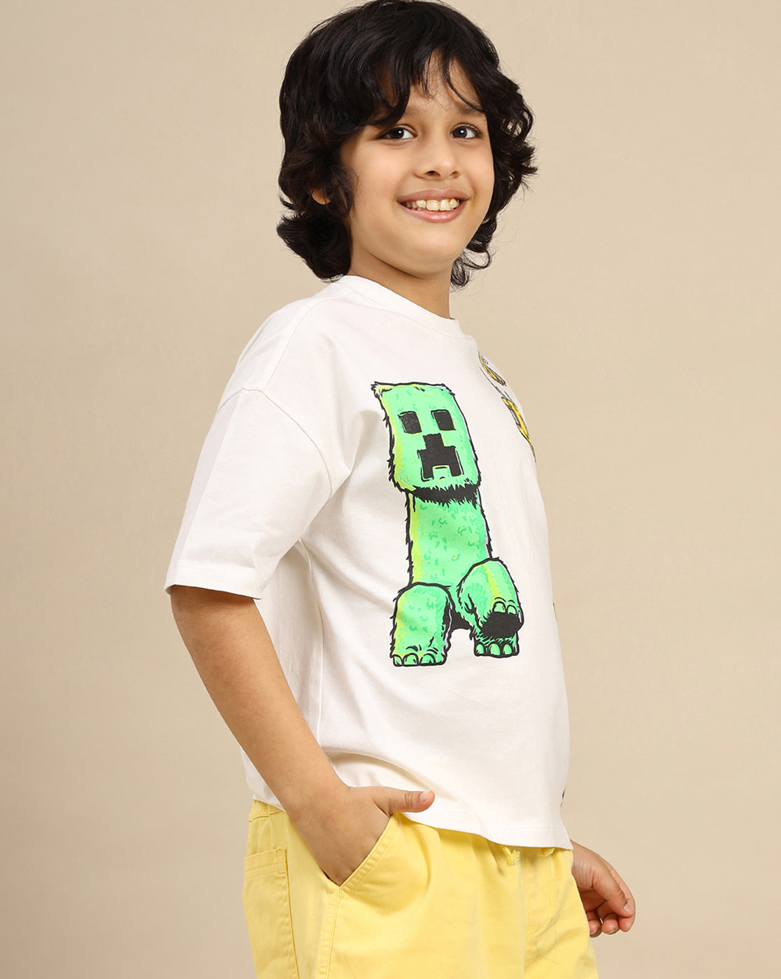 Minecraft Oversized Tshirt For Kids Boys