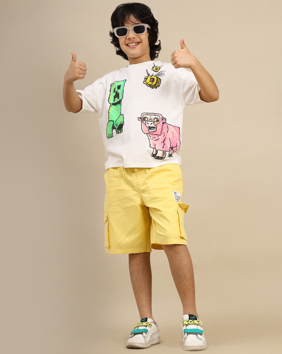 Minecraft Oversized Tshirt For Kids Boys