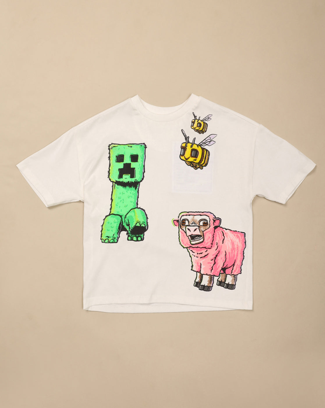 Minecraft Oversized Tshirt For Kids Boys