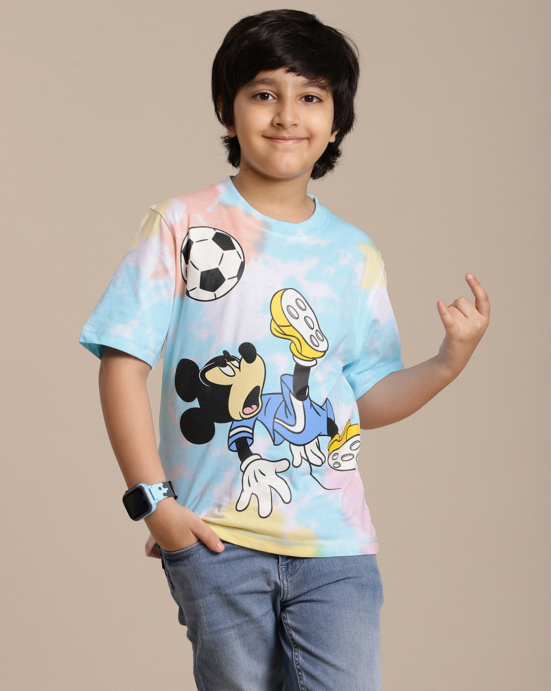 Mickey & Friends Printed Regular Fit Tshirt For Boys