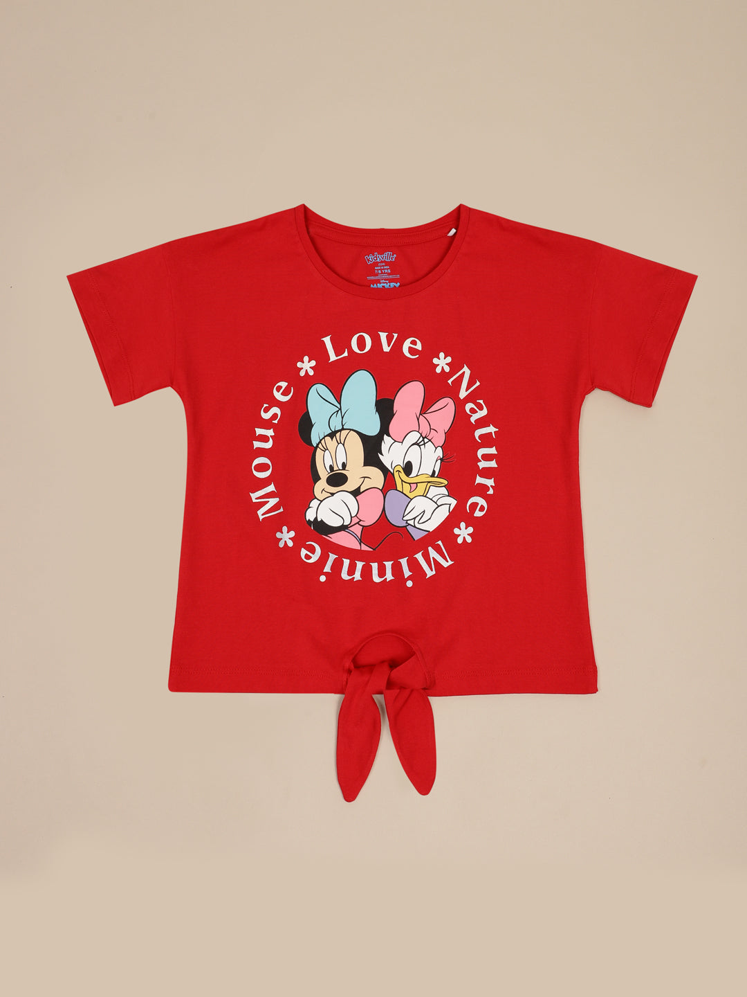 Mickey & Friends Printed Relaxed Fit Tshirt For Girls