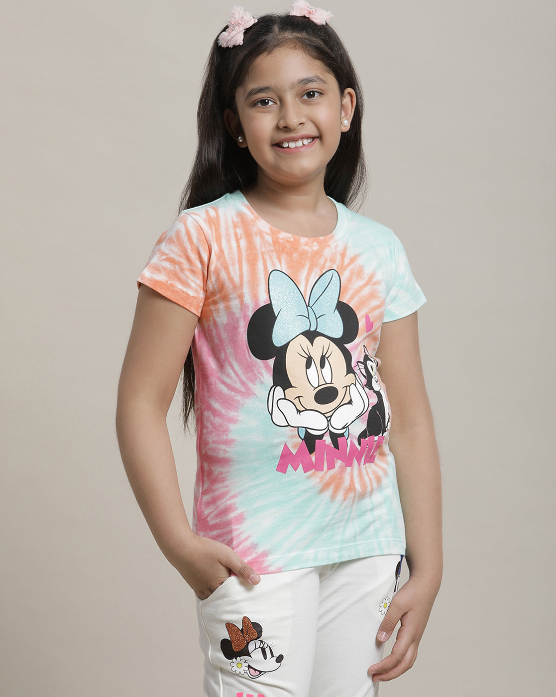 Mickey & Friends Regular Fit Tshirt For Girls