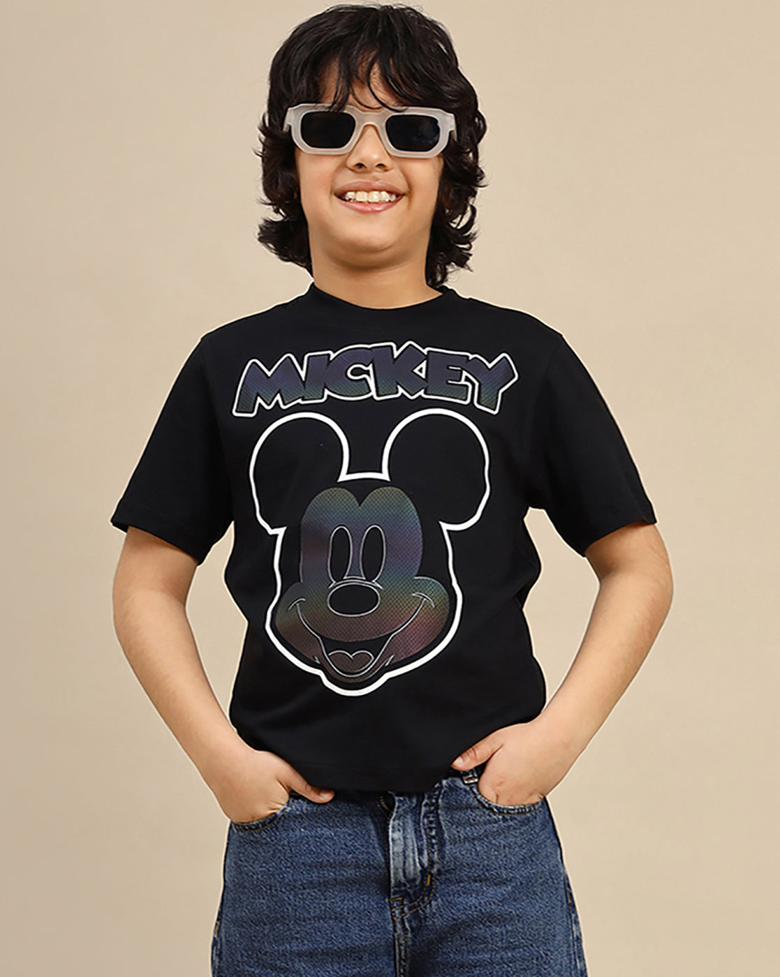 Mickey & Friends Printed Regular Fit Tshirt For Boys