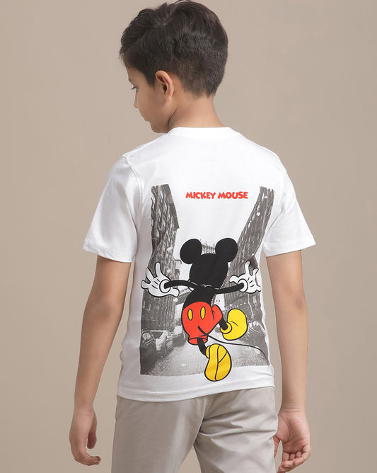 Mickey & Friends Printed Regular Fit Tshirt For Boys