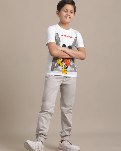 Mickey & Friends Printed Regular Fit Tshirt For Boys