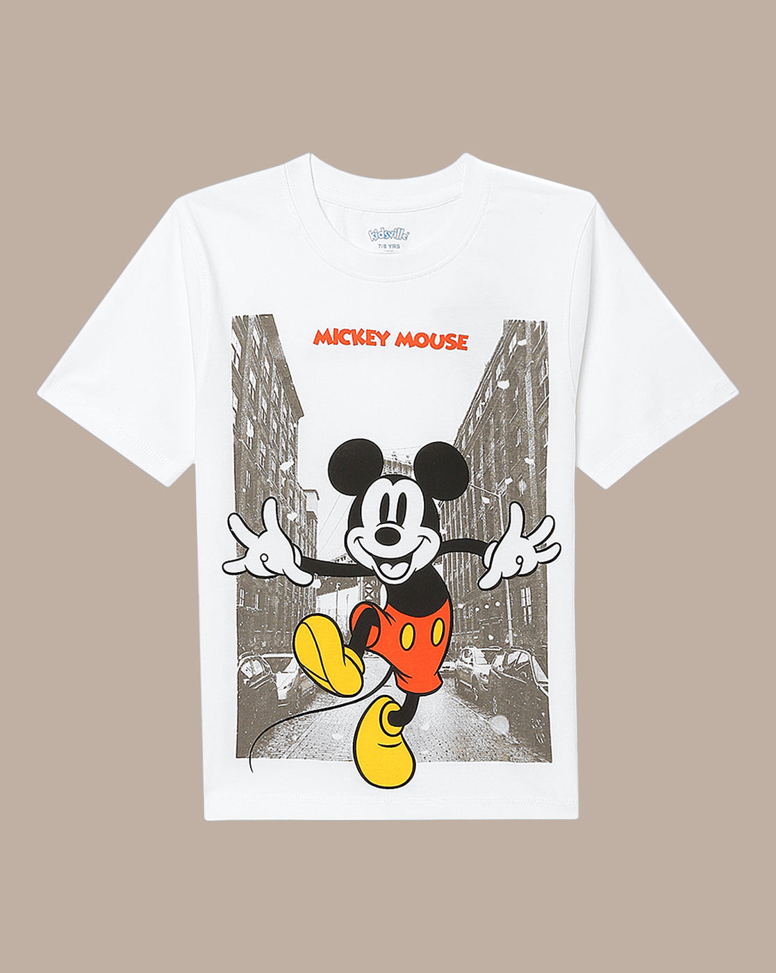 Mickey & Friends Printed Regular Fit Tshirt For Boys