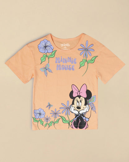 Mickey & Friends Printed oversized Fit Tshirt For Girls