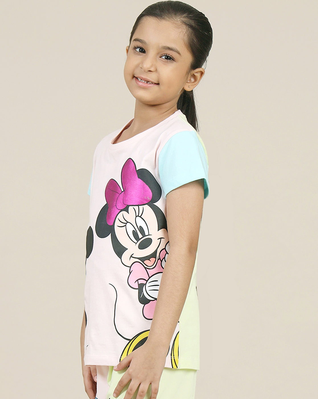 Mickey & Friends Printed Tshirt For Girls