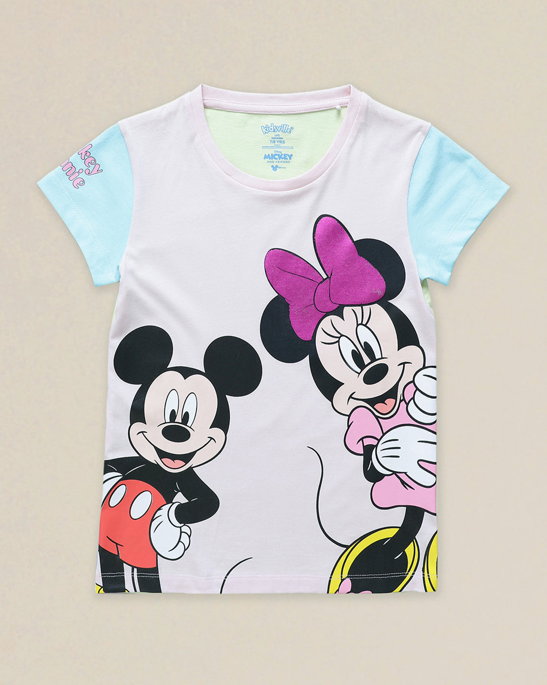 Mickey & Friends Printed Tshirt For Girls