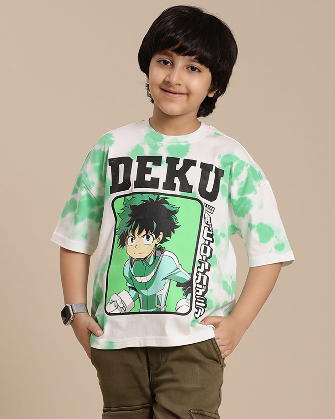 My Hero Academia Printed Oversize Tshirt For Boys